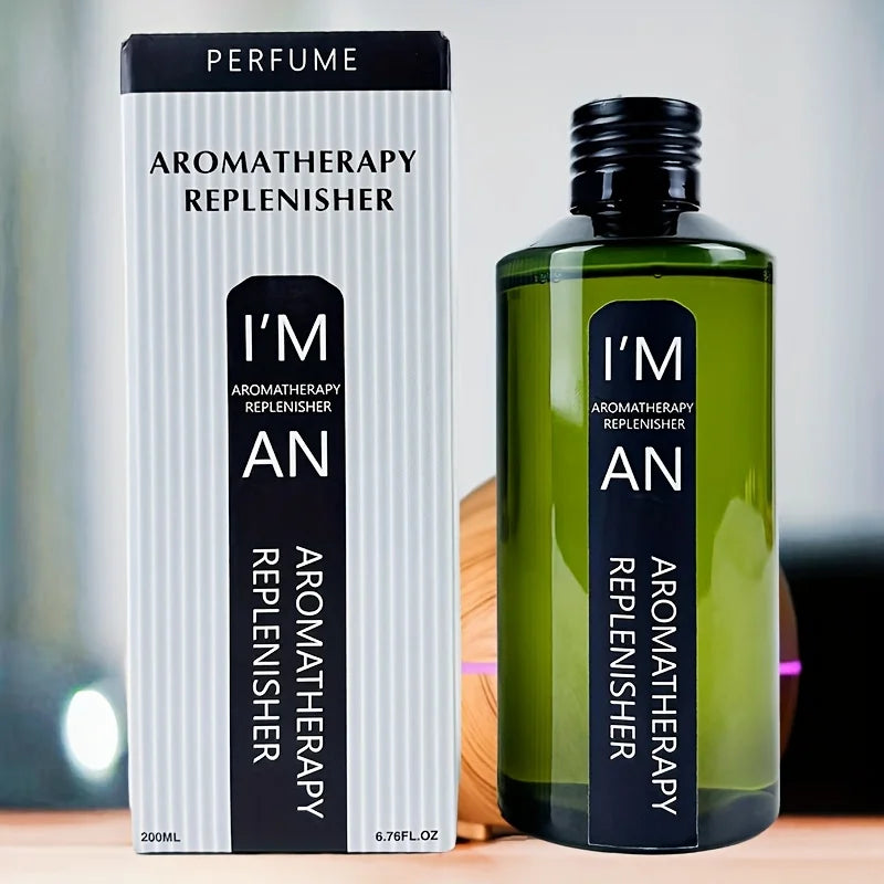 200ML Fireless Aromatherapy Hotel Essential Oils Ebony Rose Gardenia Perfume Replenisher Fluid Fragrance Oil for Home Diffuser