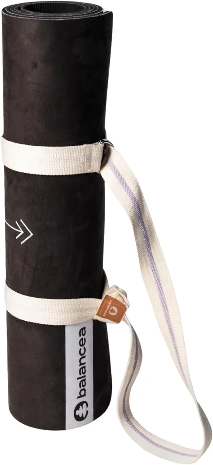 5mm Non-Slip Eco-Friendly Yoga Mat with Strap for Home Gym, Pilates, Hot Yoga - Lightweight Durable 72x24 Inch