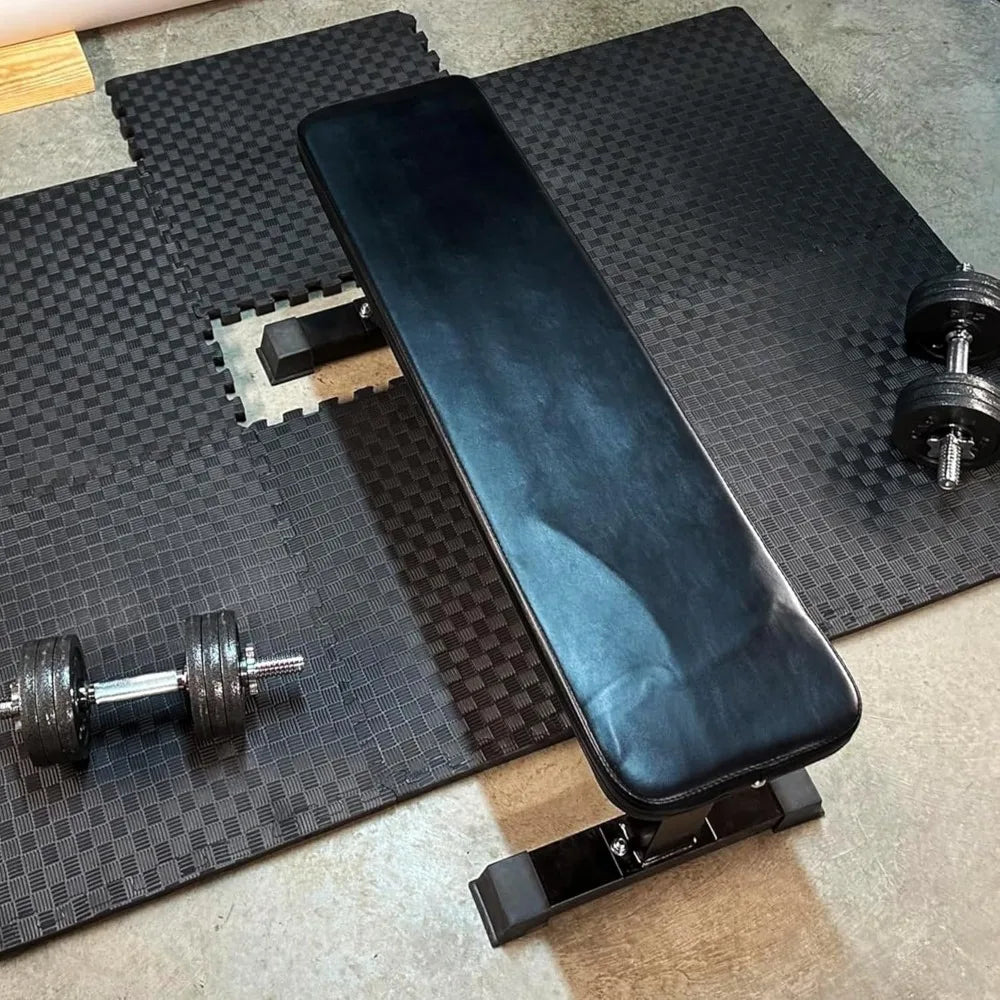 24x24 Inch EVA Interlocking Foam Exercise Tile Mat - Non-Slip Puzzle Flooring for Home Gym