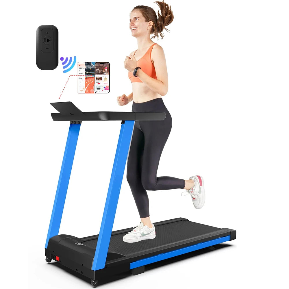 3.0HP Treadmills Electric APP Online Monitoring 7.5MPH Remote Control Foldable Quite Running Walkingpad for Home Portable 300LBS