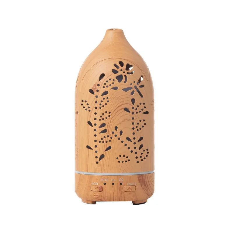 Ultrasonic Essential Oil Diffuser with LED lights 100ml Water Tank Adjustable Cool Mist Modes for Aromatherapy and Humidifying