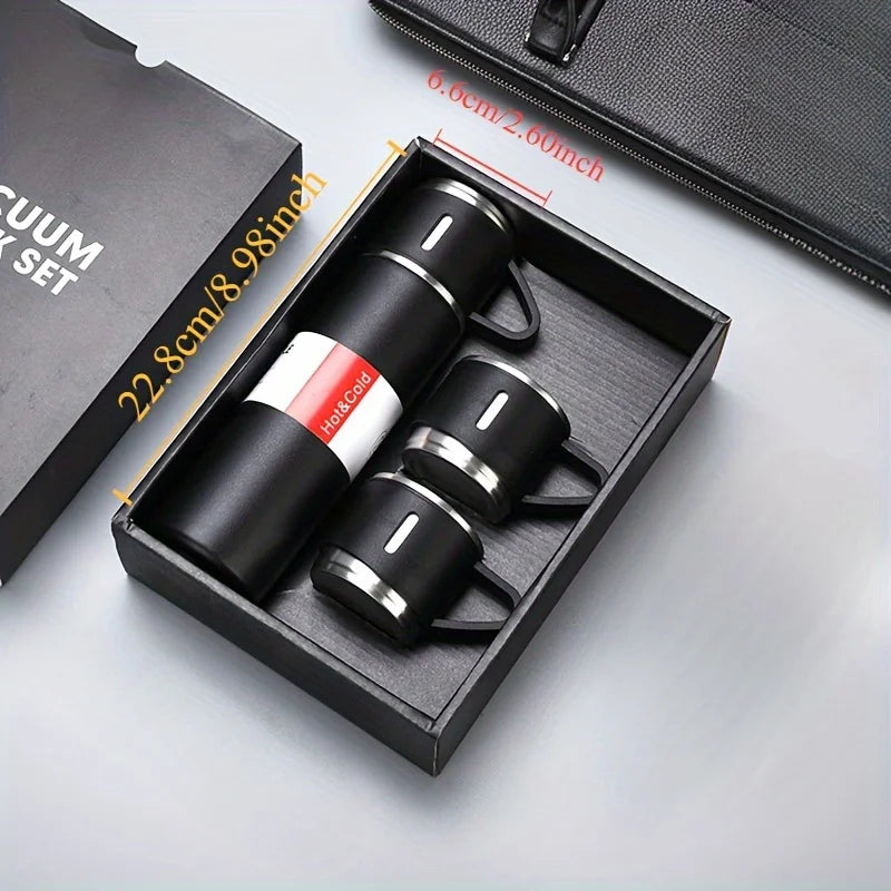 500ml/16.9oz vacuum insulated water bottle Stainless steel cup utensils Suitable for automobiles Can hold coffee and cold drinks